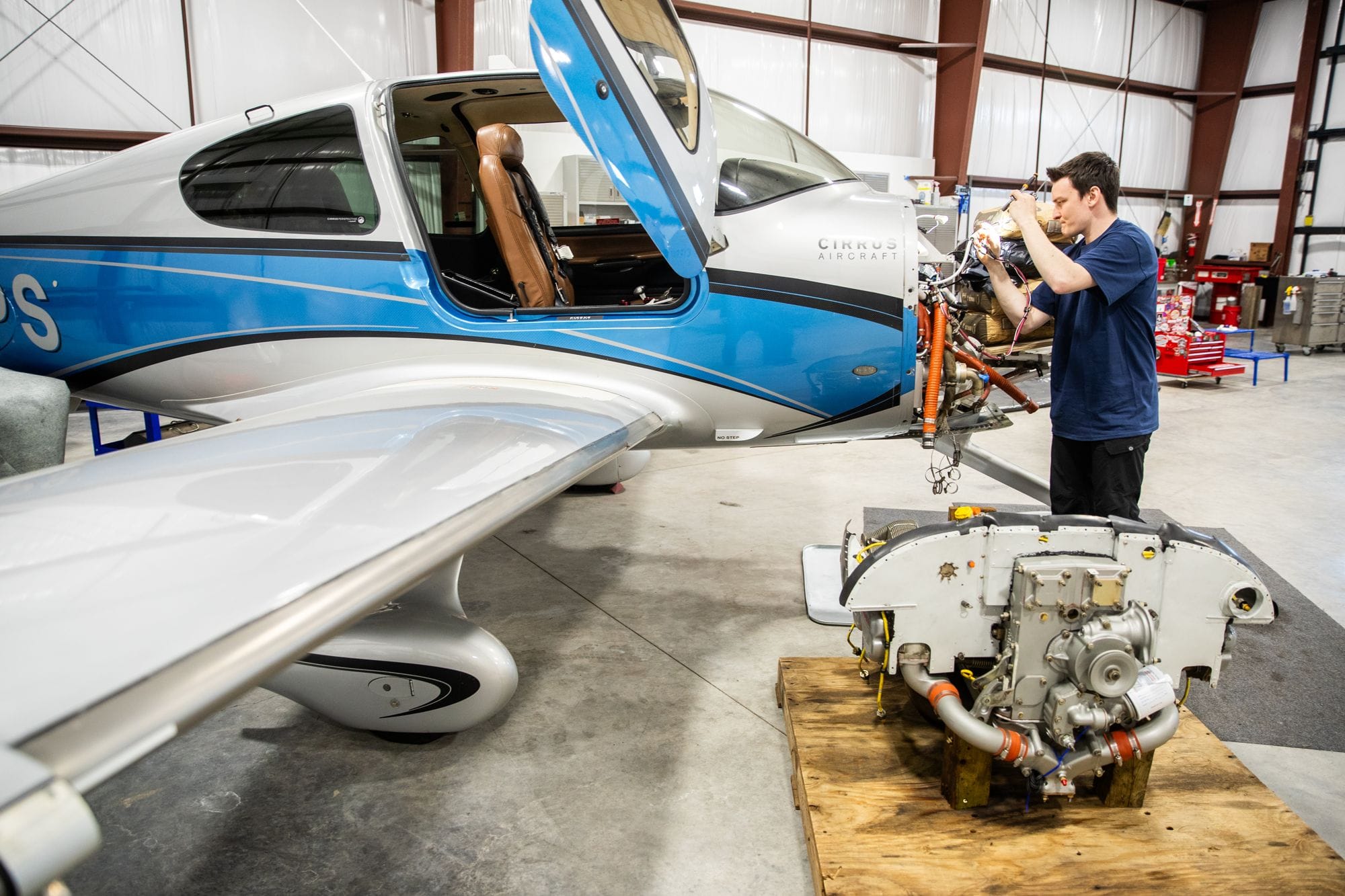 Your aircraft, maintained on the field at Fairchild.